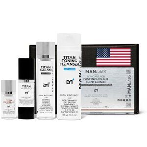 Mens Titan Man Labs Skincare Set NEW